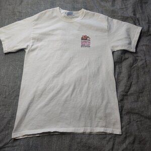 2008 California State Fair Blazing Saddles T-shirt White Front Back Size Medium